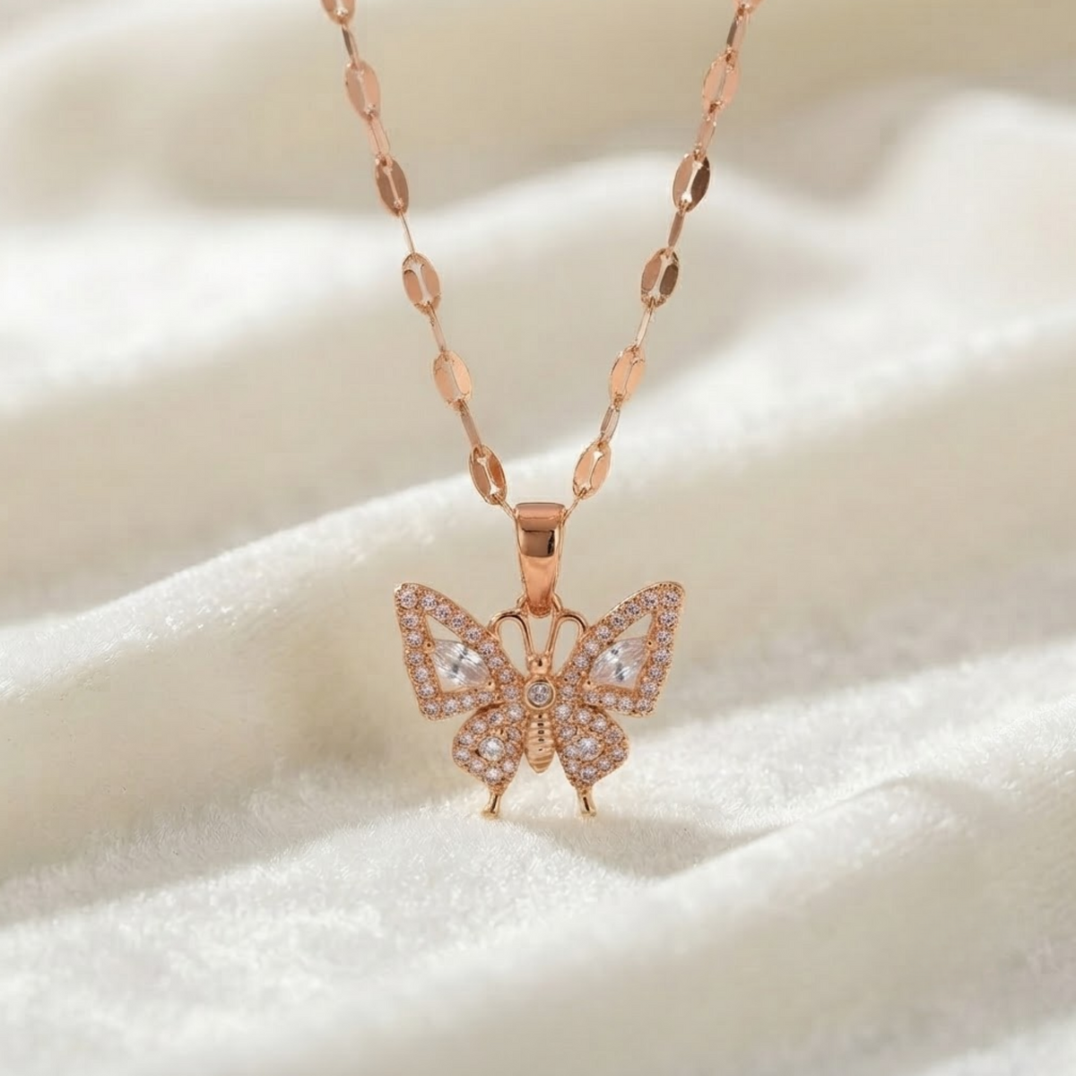 Butterfly Diamond Necklace