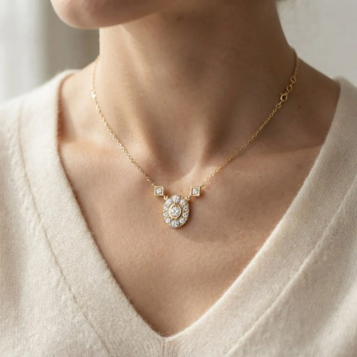 Diamond Pendant Necklace