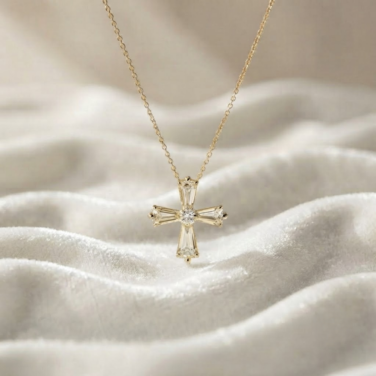 Diamond Cross Necklace