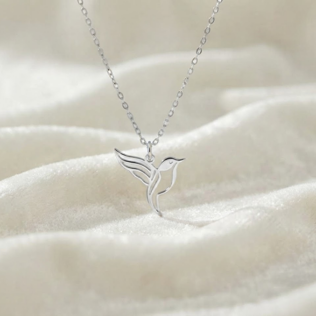Gold Hummingbird Necklace