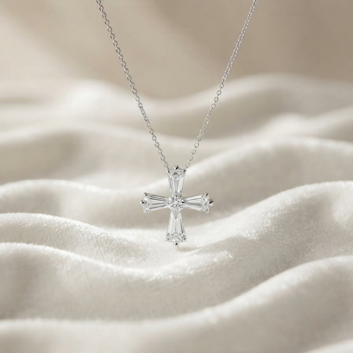 Diamond Cross Necklace