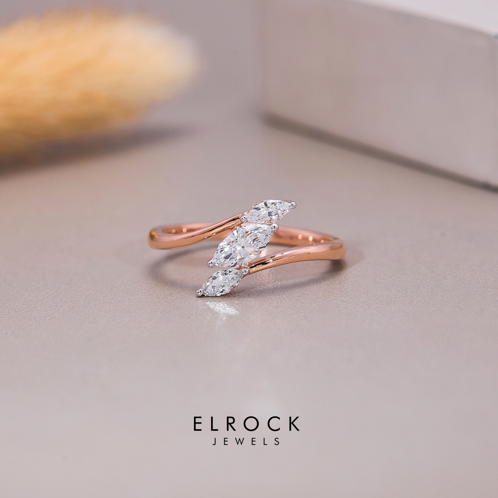 Marquise Cut Lab Grown Diamond Ring