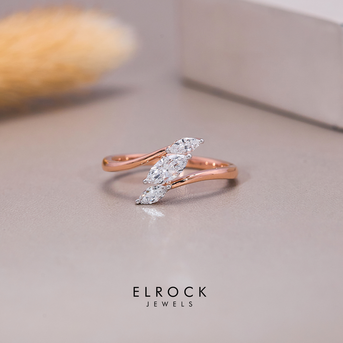 Marquise Cut Lab Grown Diamond Ring