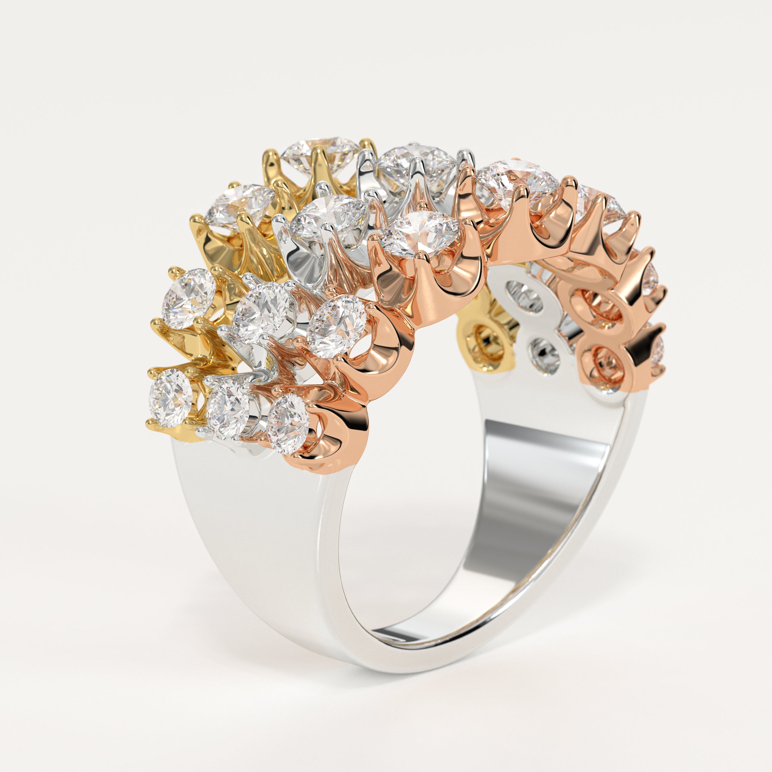 14K Gold Diamond Wedding Women Diamond Wedding Band