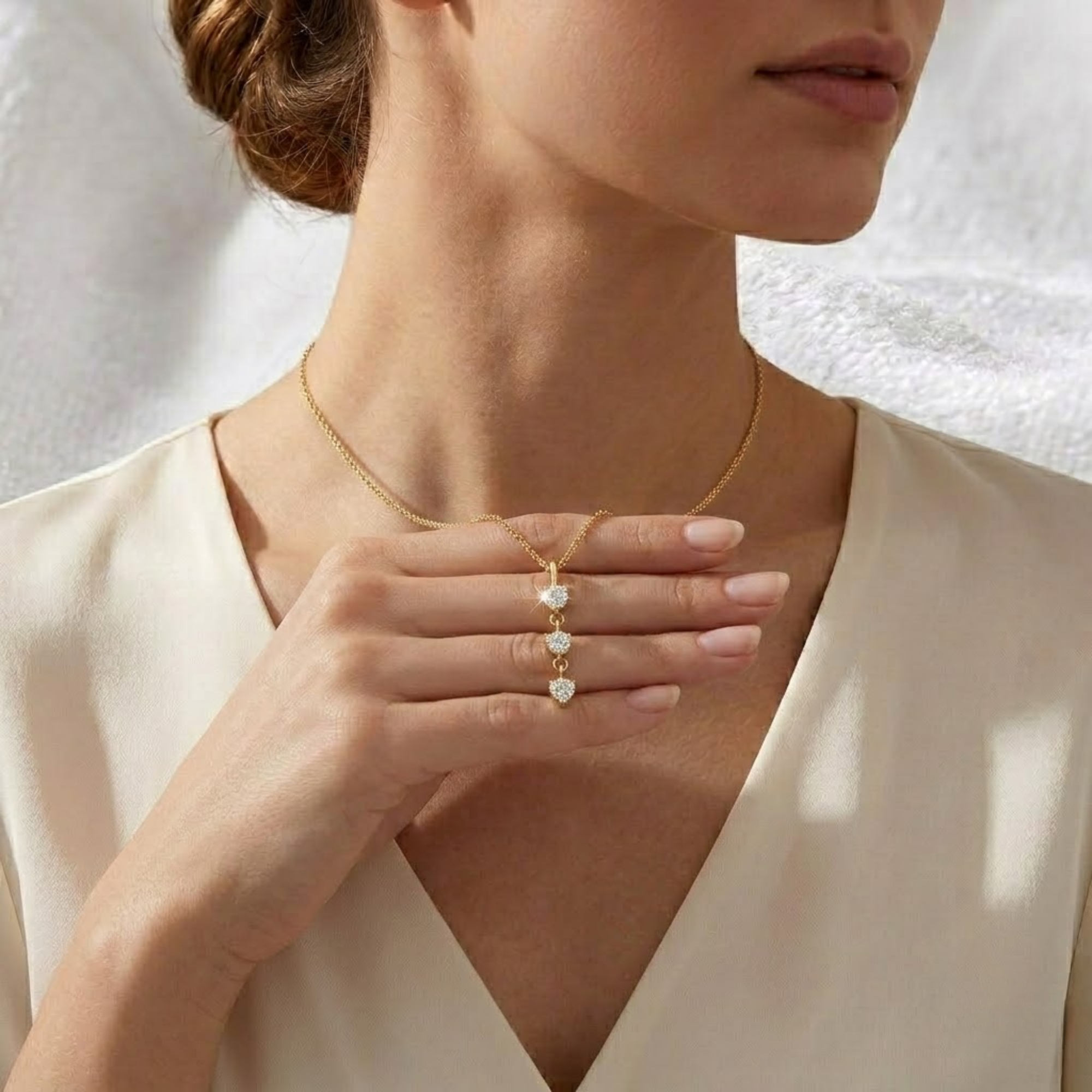 Heart Diamond Necklace