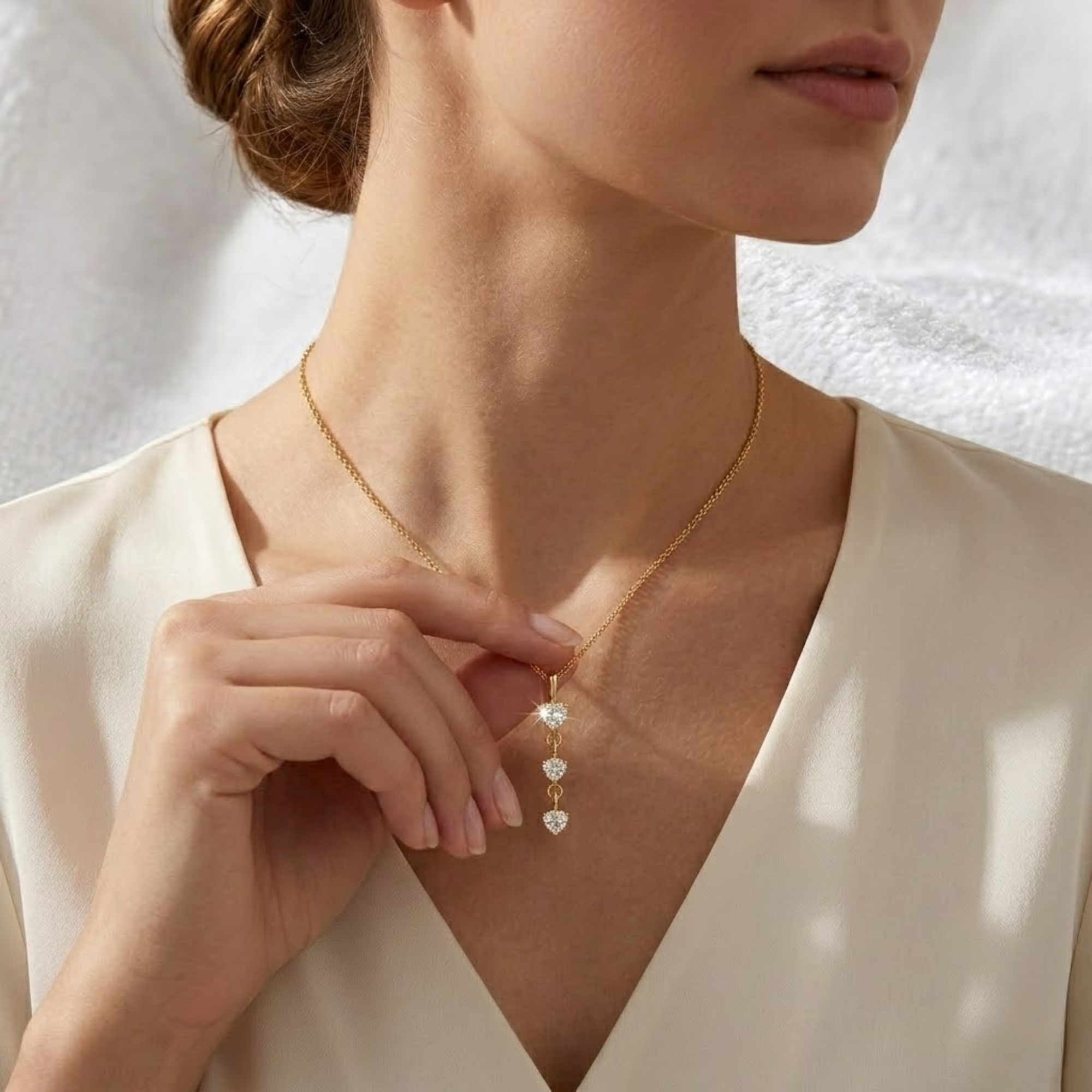 Heart Diamond Necklace
