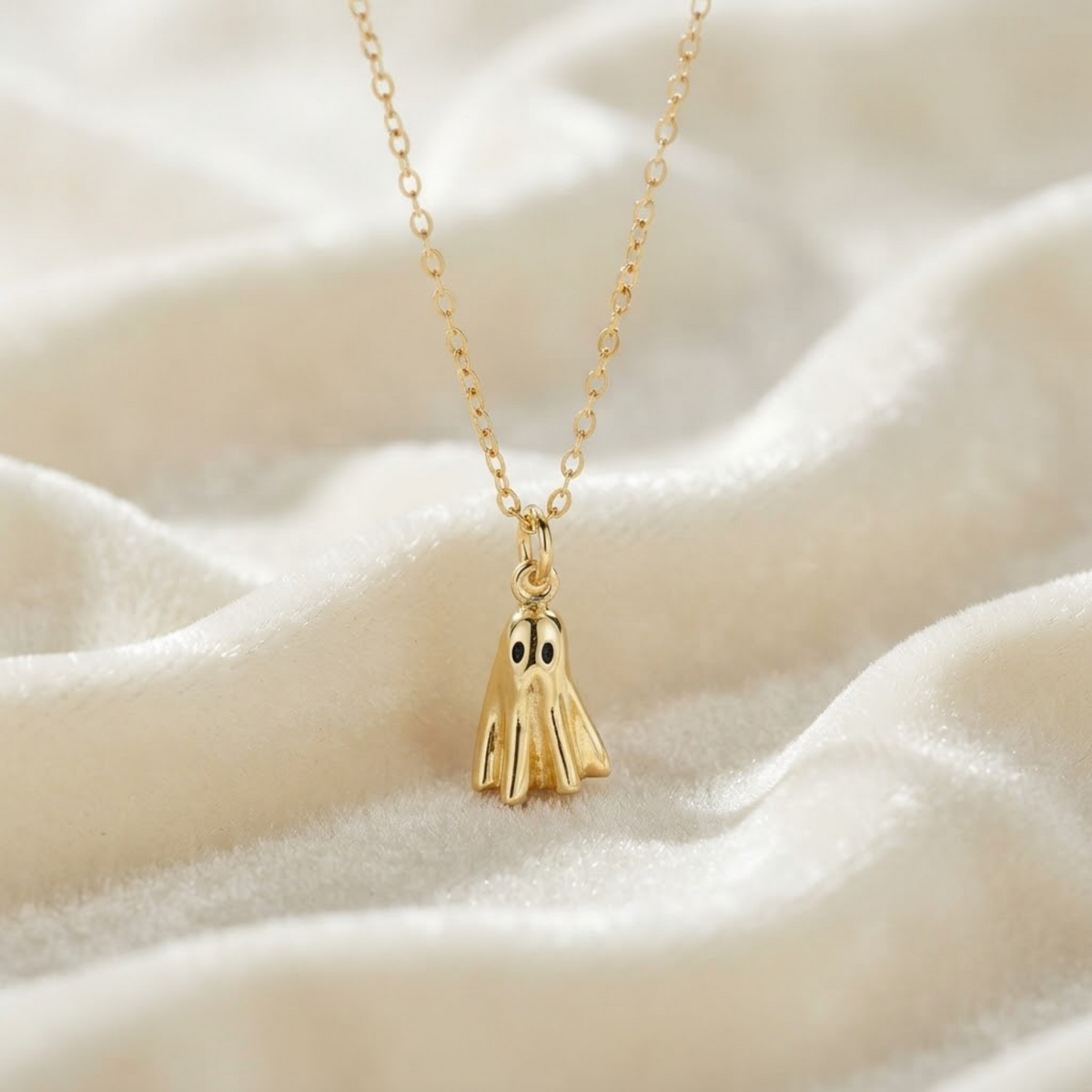 Ghost Pendant Necklace