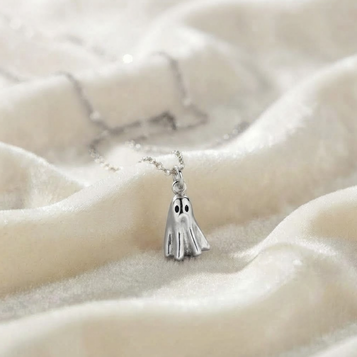 Ghost Pendant Necklace