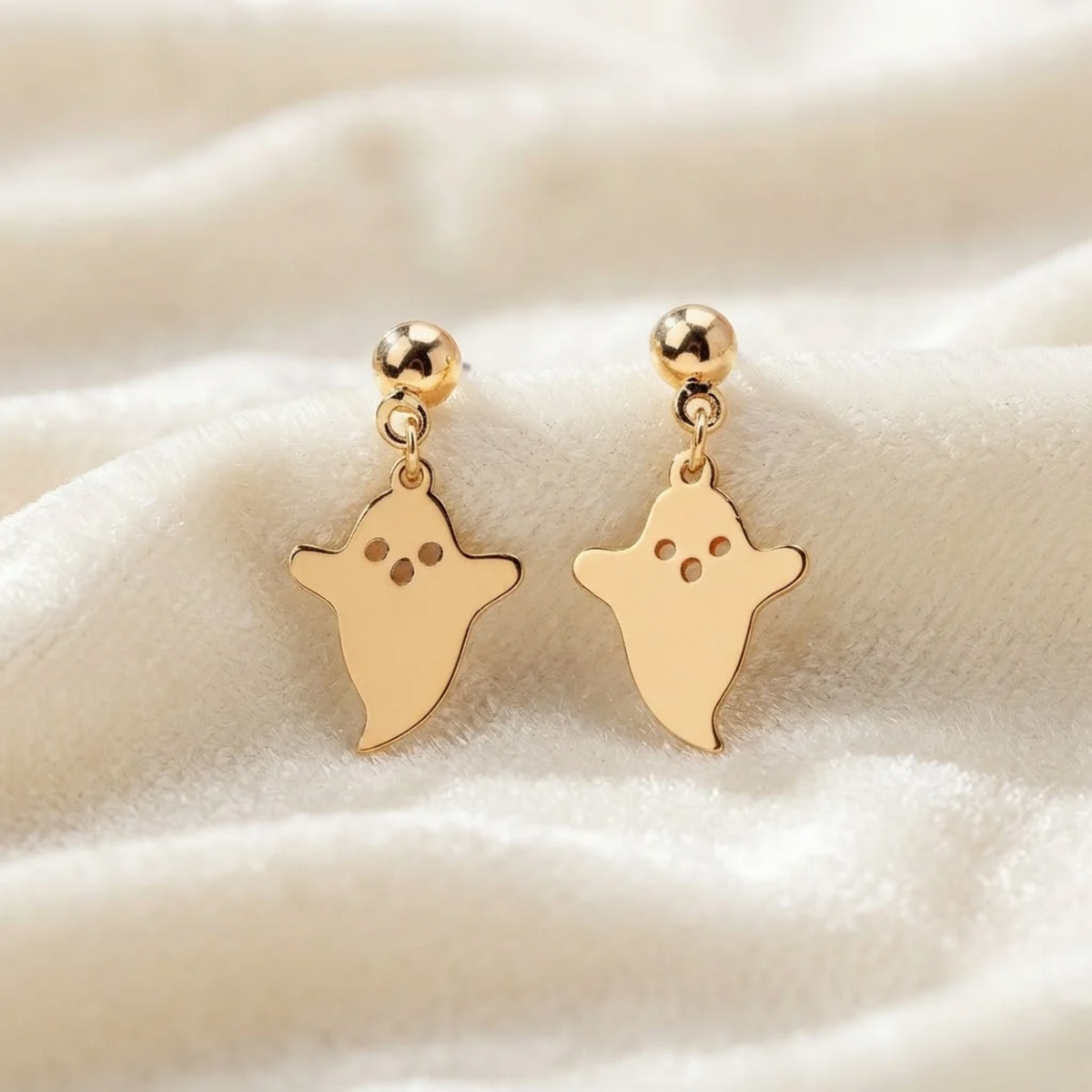 Gold Halloween Stud Earrings