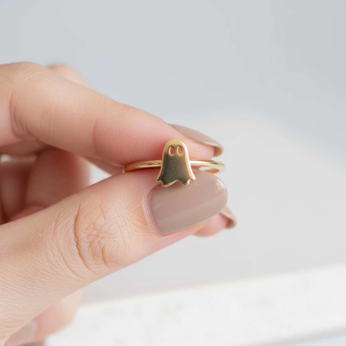 Gold Halloween Gothic Ring