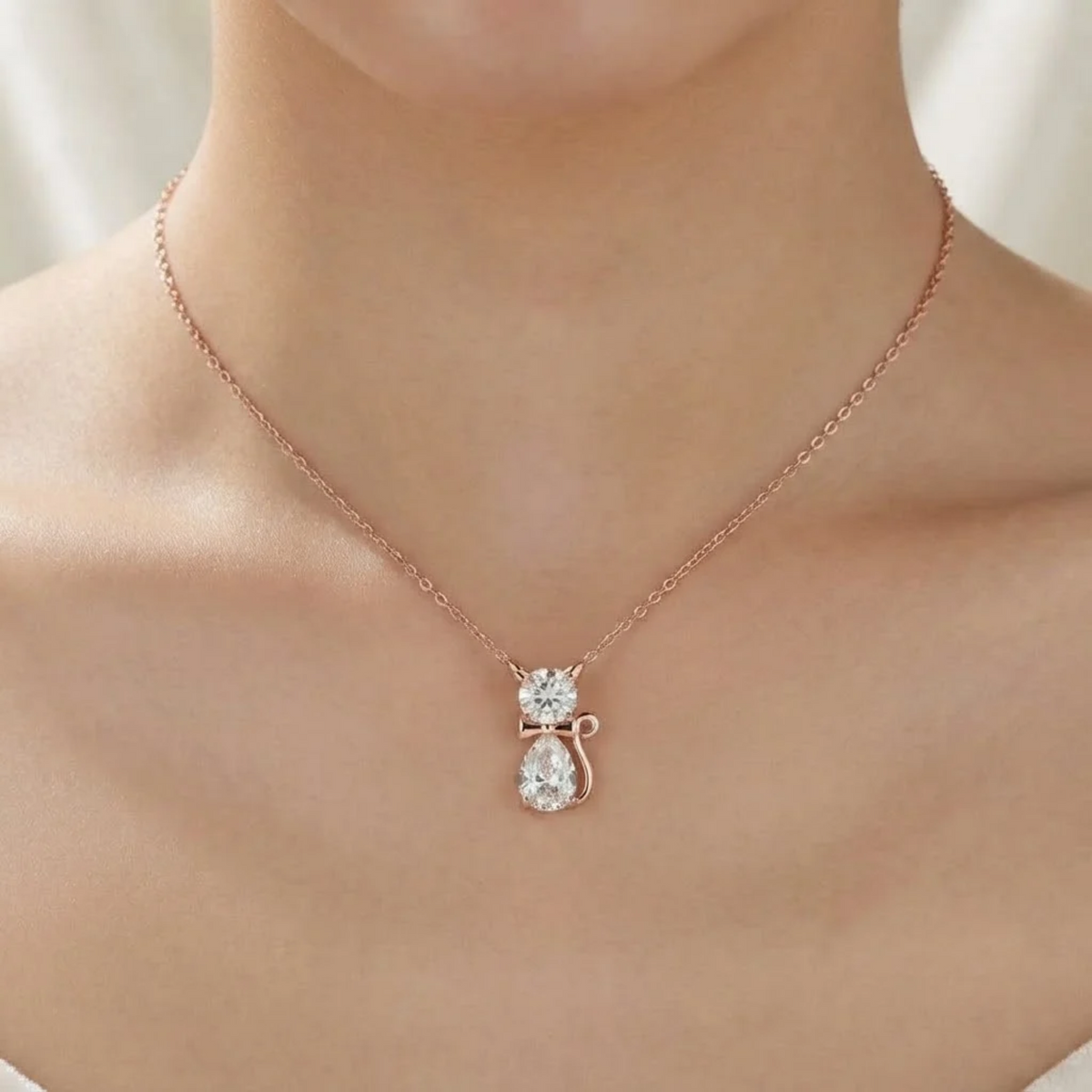 Cat Pendant Necklace