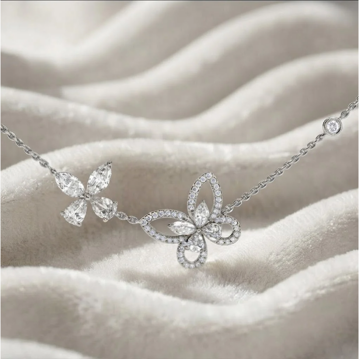 Simple and Elegant Butterfly Necklace