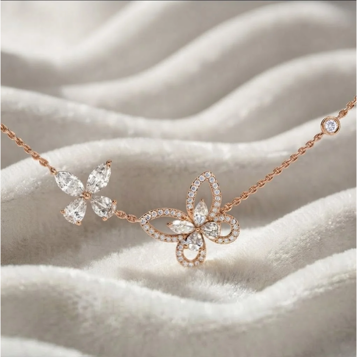 Simple and Elegant Butterfly Necklace