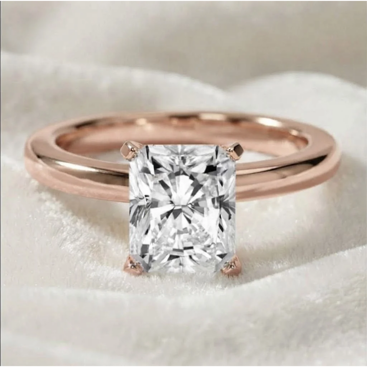 Radiant Cut Engagement Ring