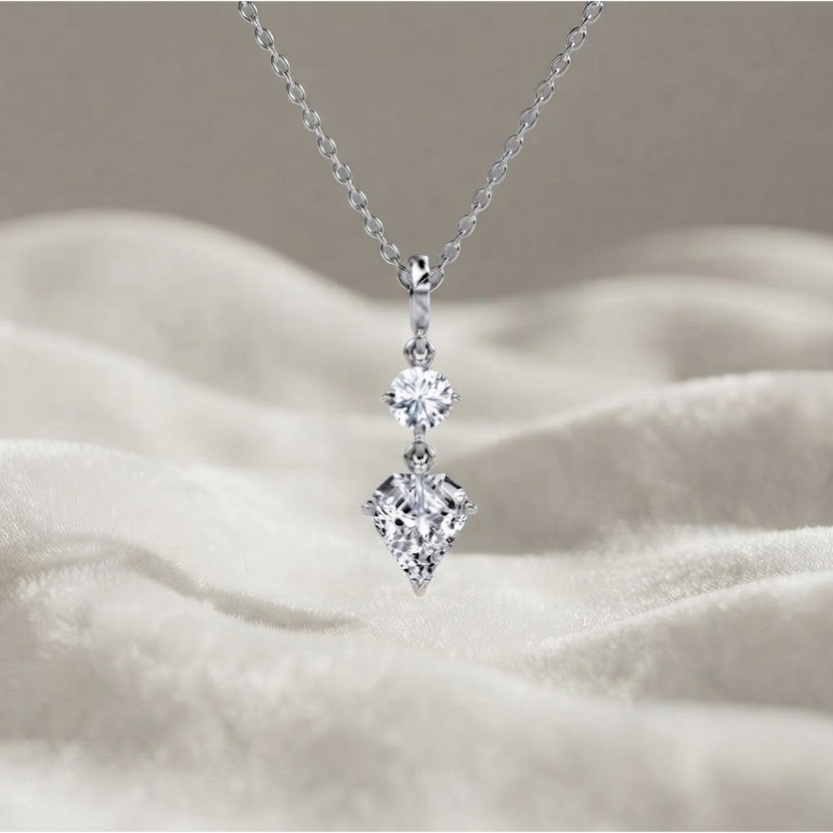 Gold Lab Grown Diamond Necklace