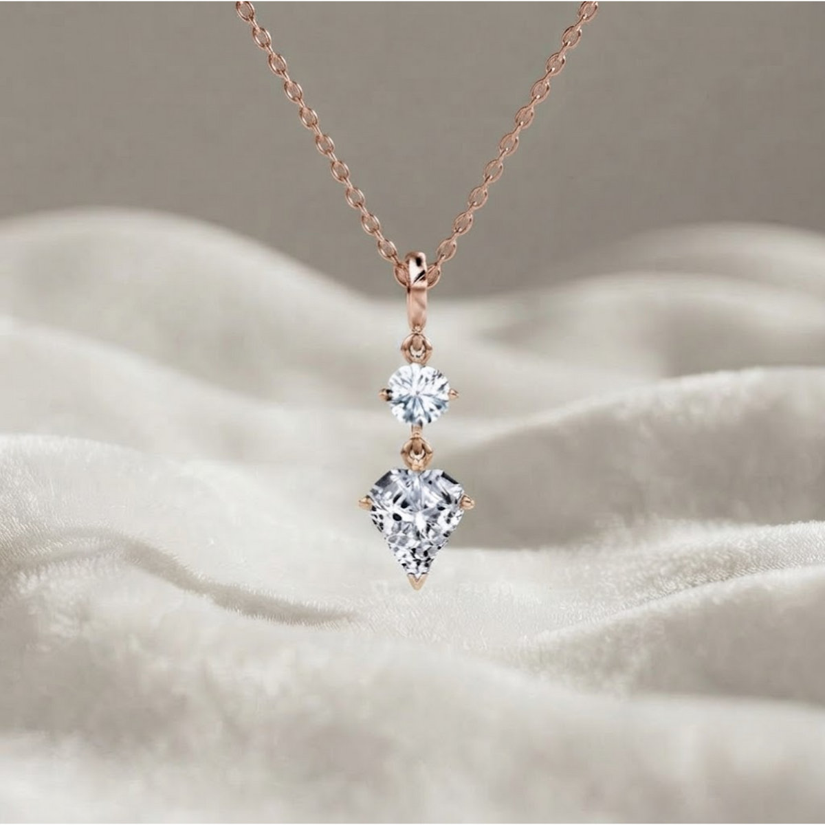 Gold Lab Grown Diamond Necklace