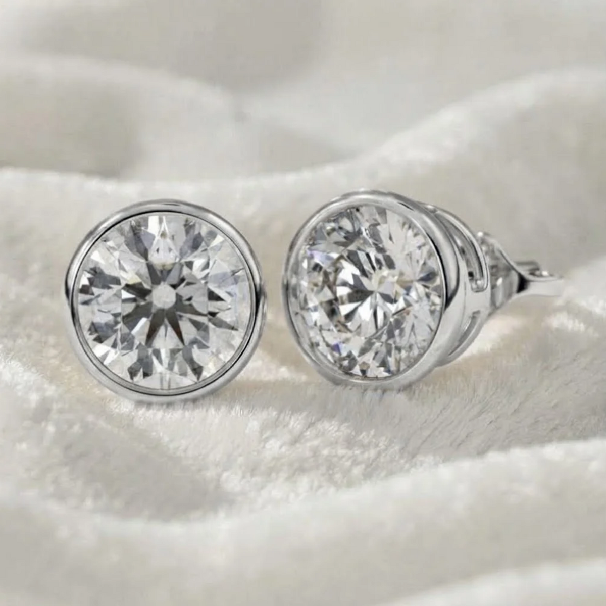 Lab Grown Diamond Stud Earring