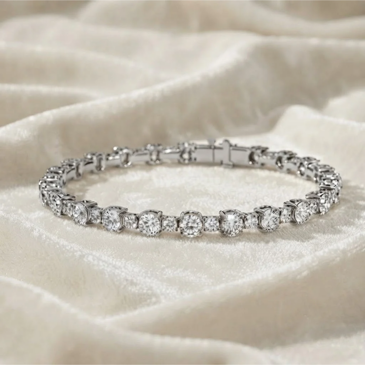 Lab Grown Diamond Tennis Bracelet