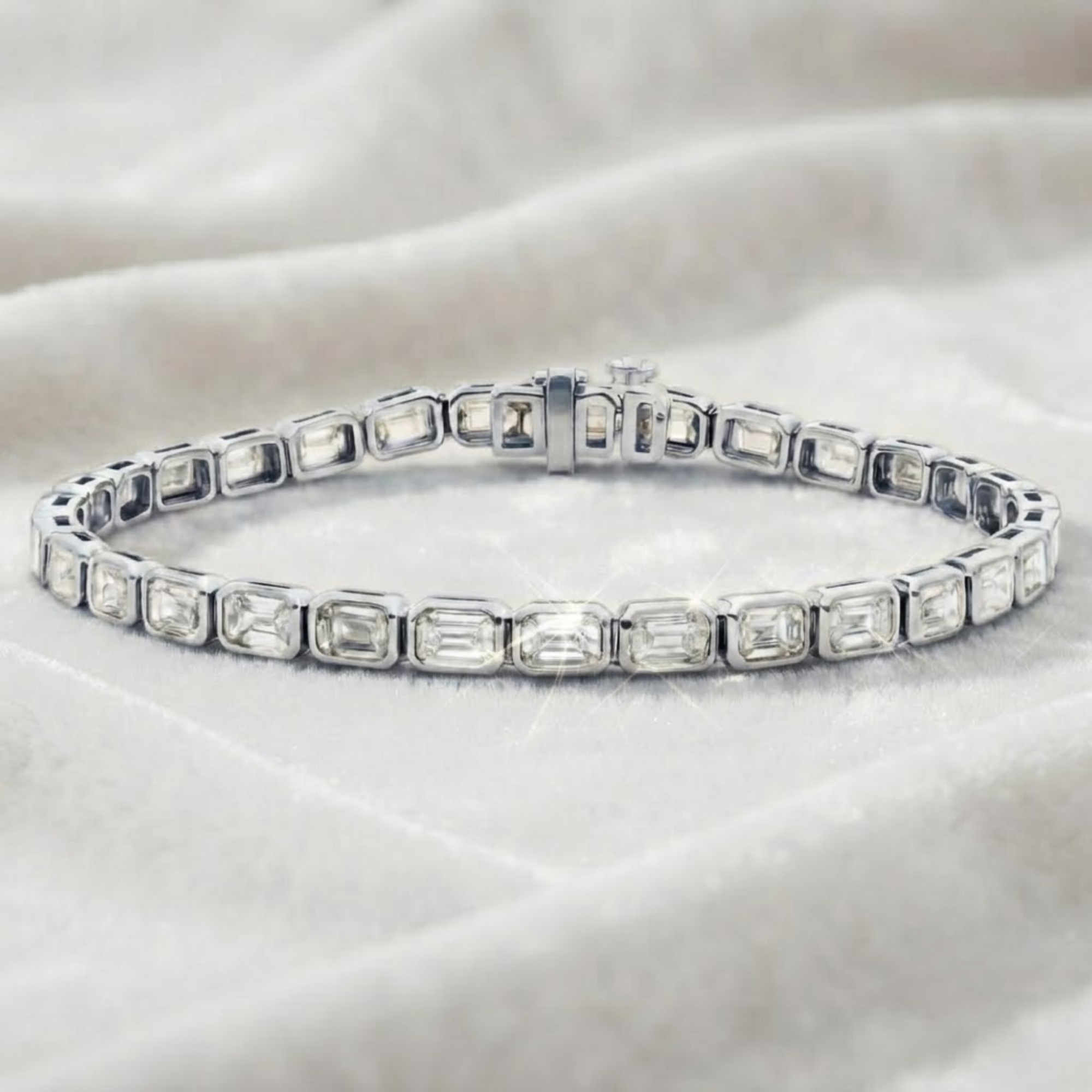 Lab Grown Diamond Tennis Bracelet