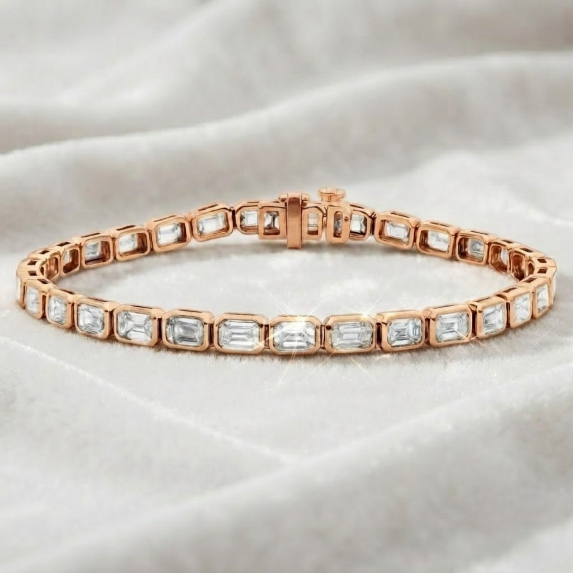Lab Grown Diamond Tennis Bracelet