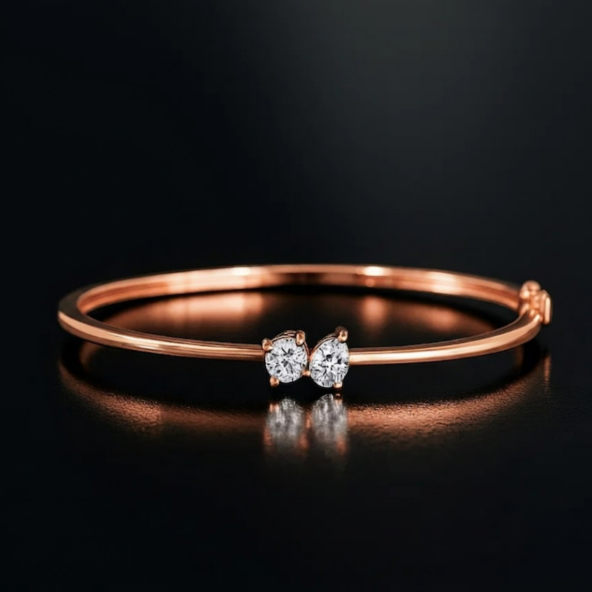 Lab Diamond Bangle Bracelet