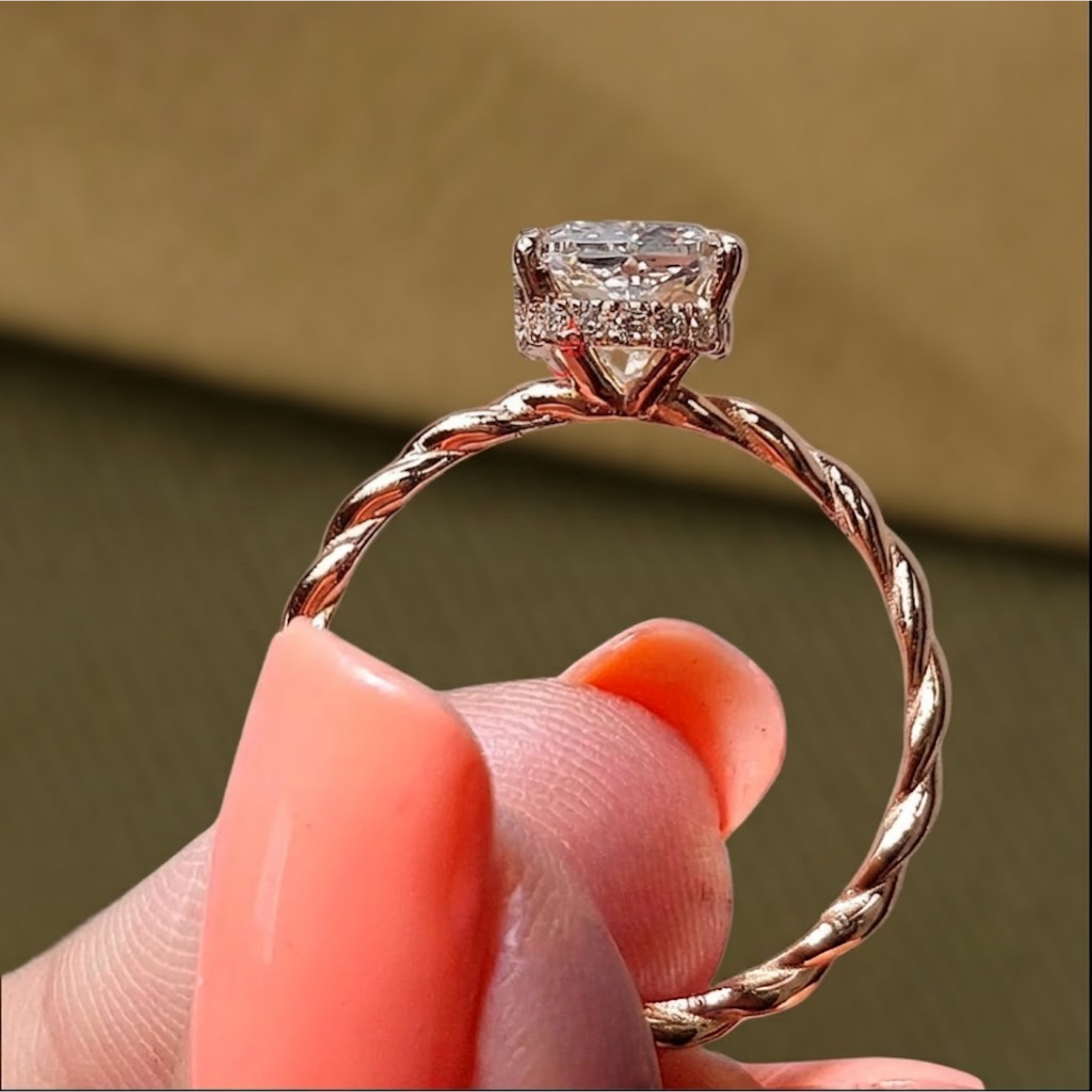 Cushion Cut Engagement Ring