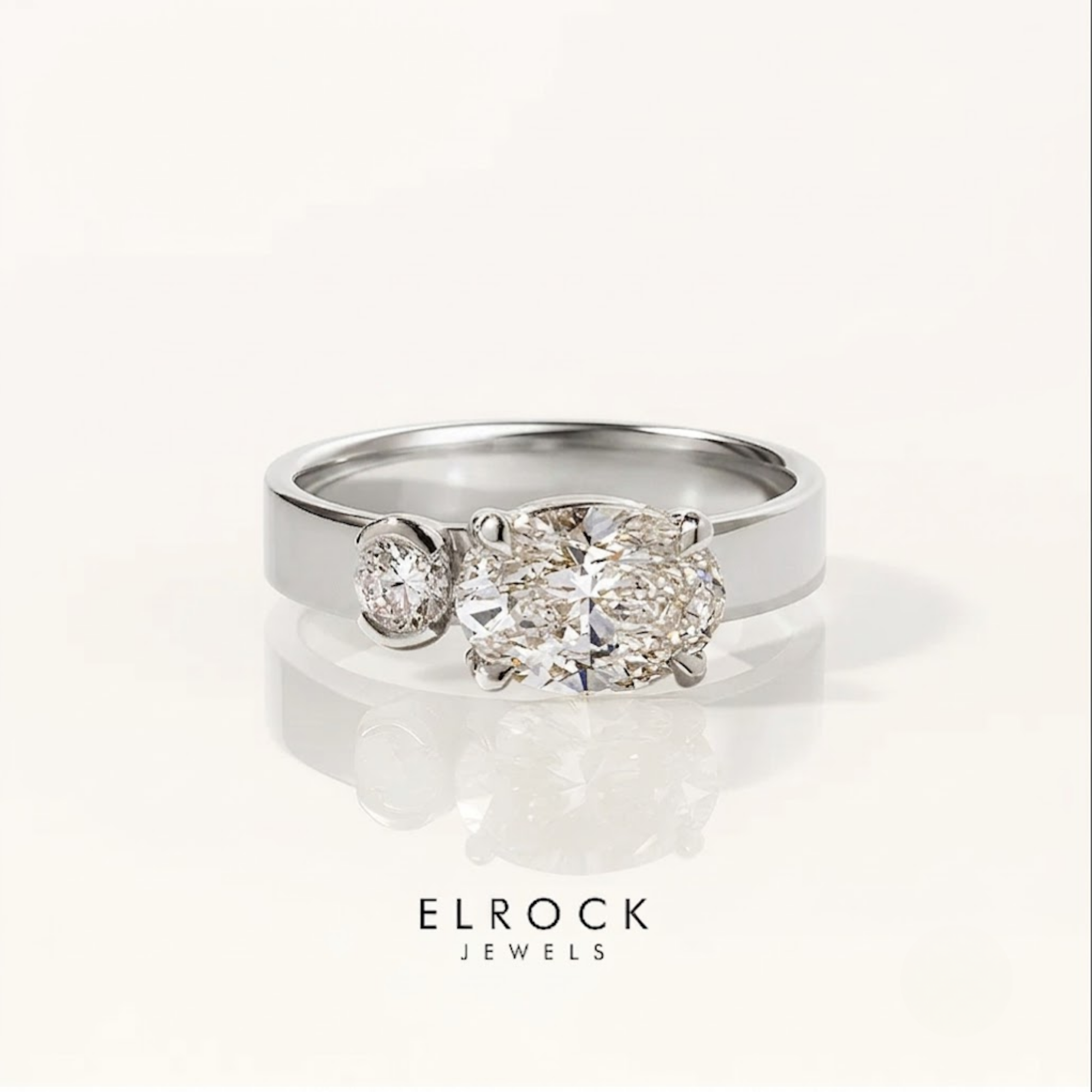 Round Cut Solitaire Lab Grown Diamond Ring