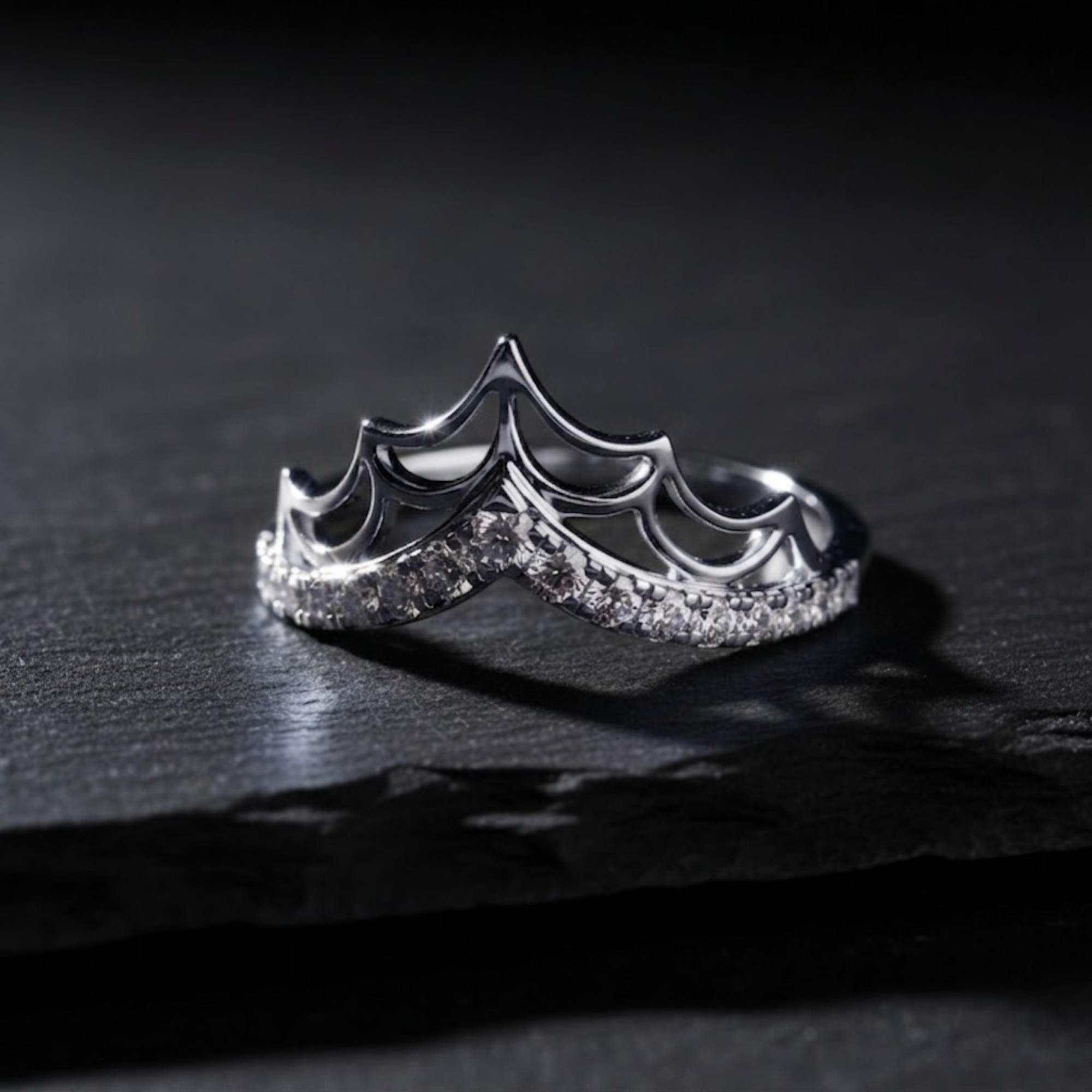 Spider Web Stackable Ring