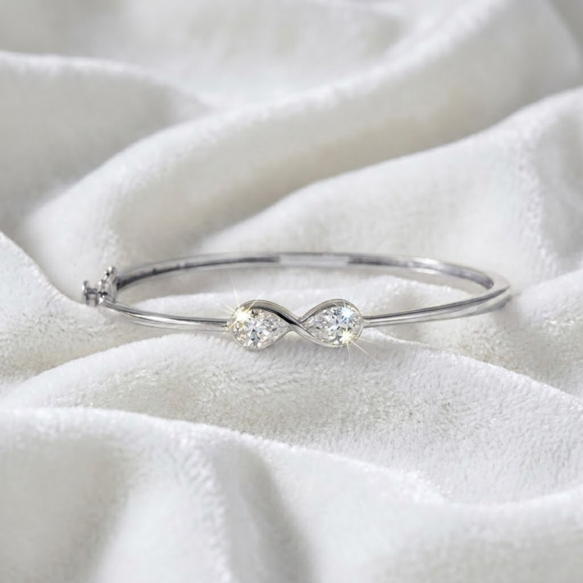 Infinity Toi Et Moi Cuff Bracelet