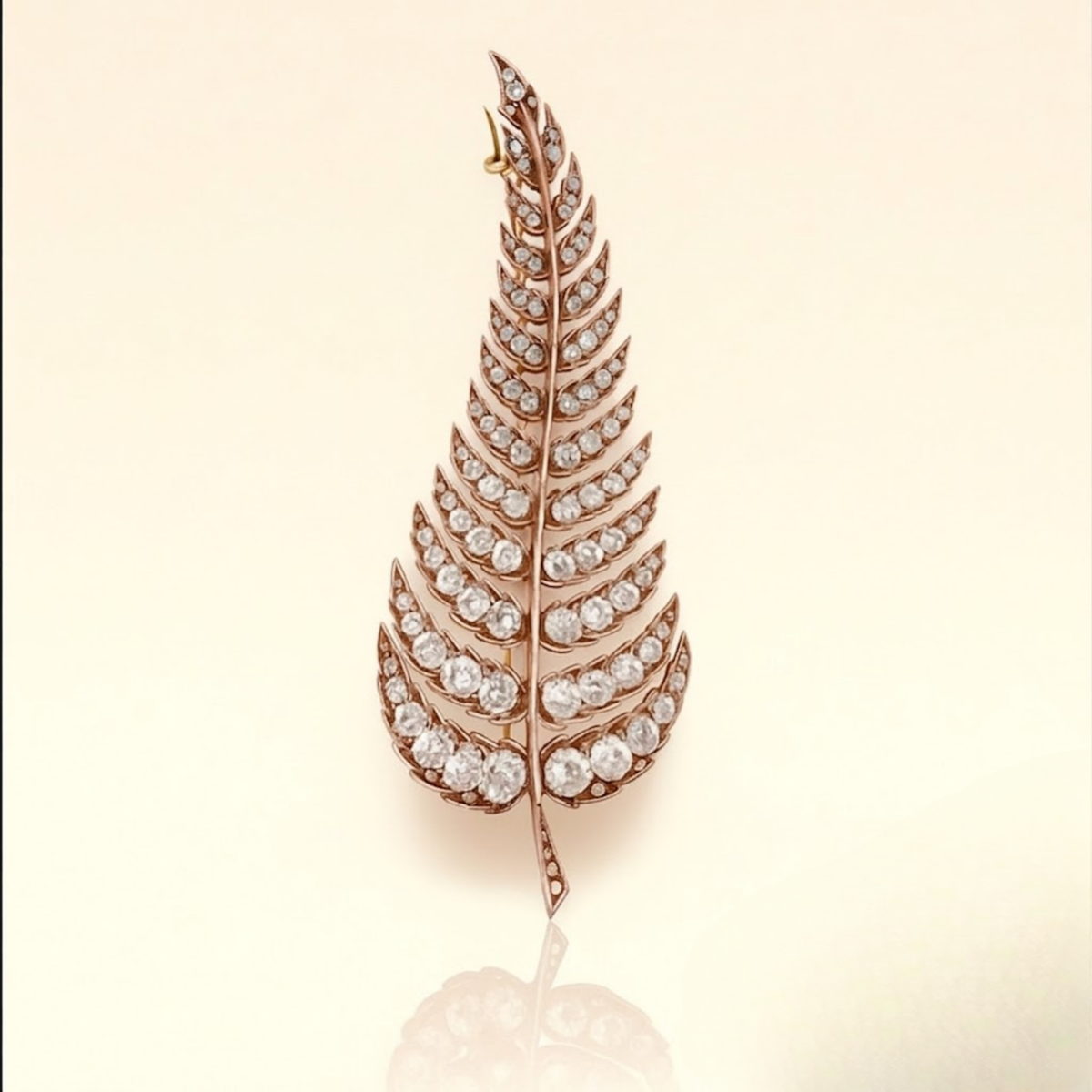 Vintage Feather Brooch