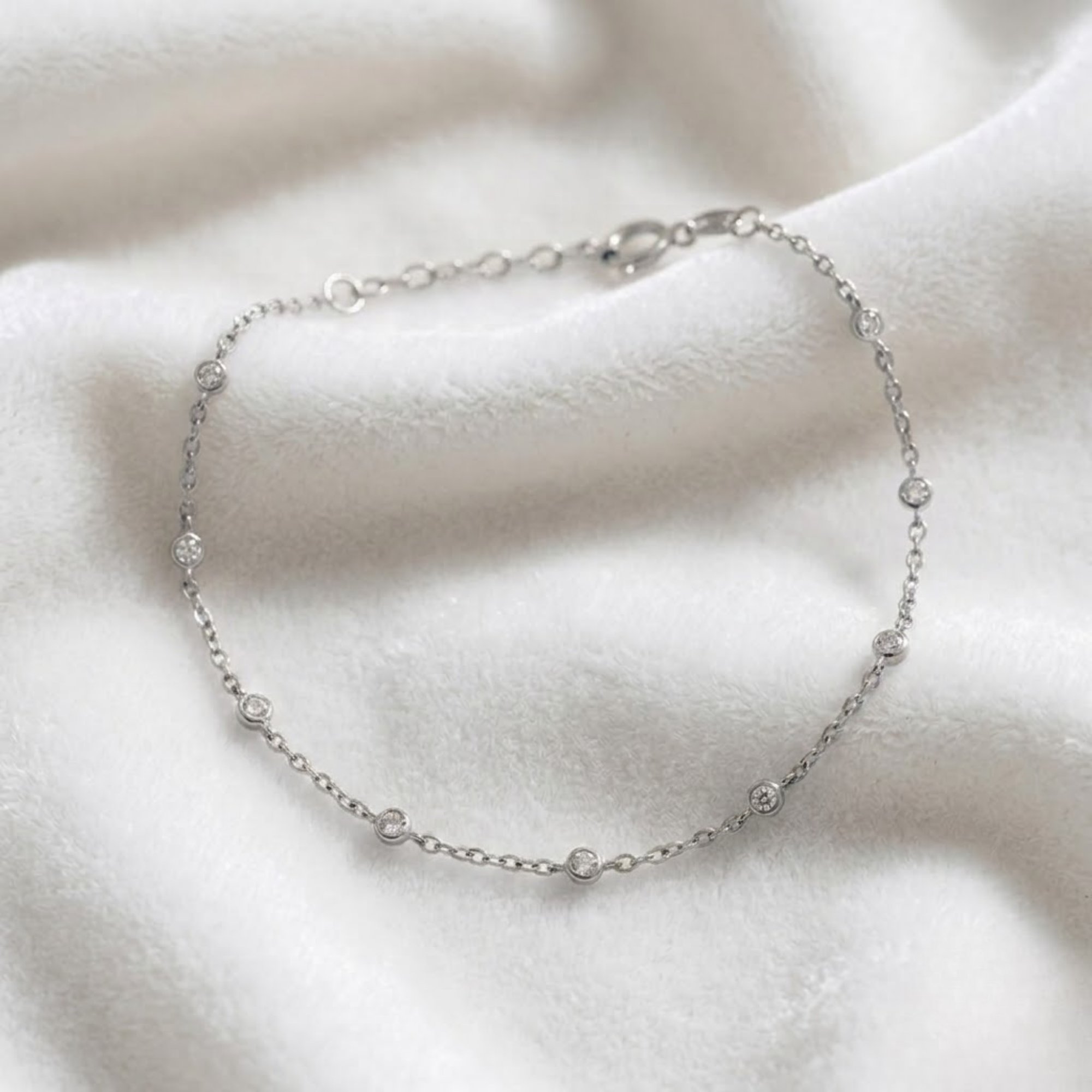 Lab Grown Diamond Bezel Bracelet