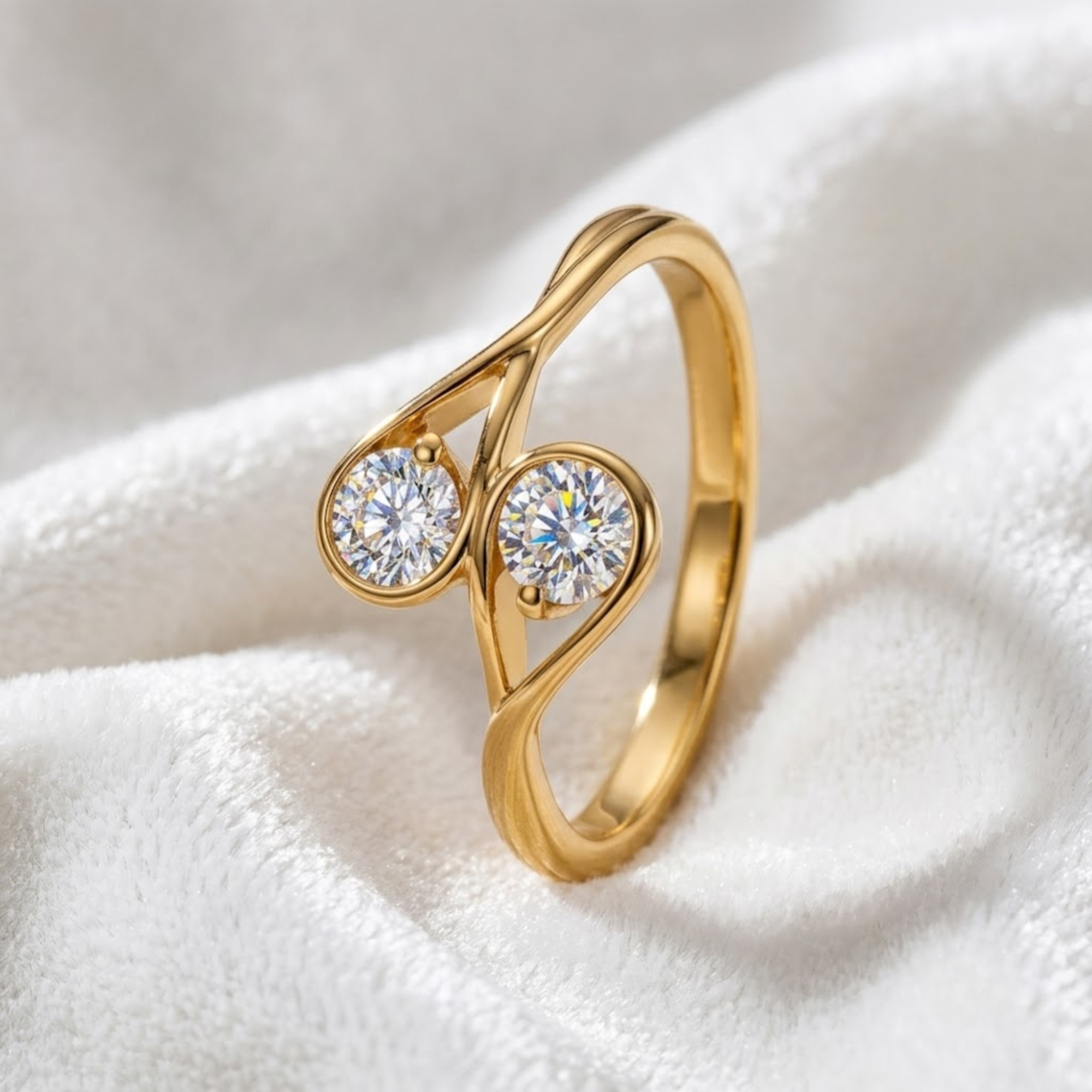 Infinity Diamond Anniversary Ring