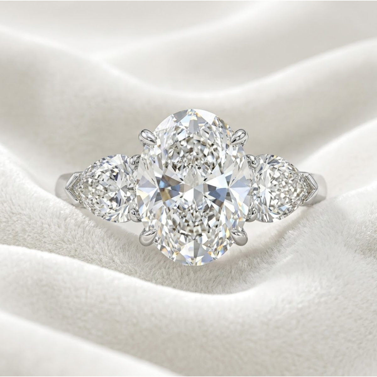 Three Stone Engagement Ring