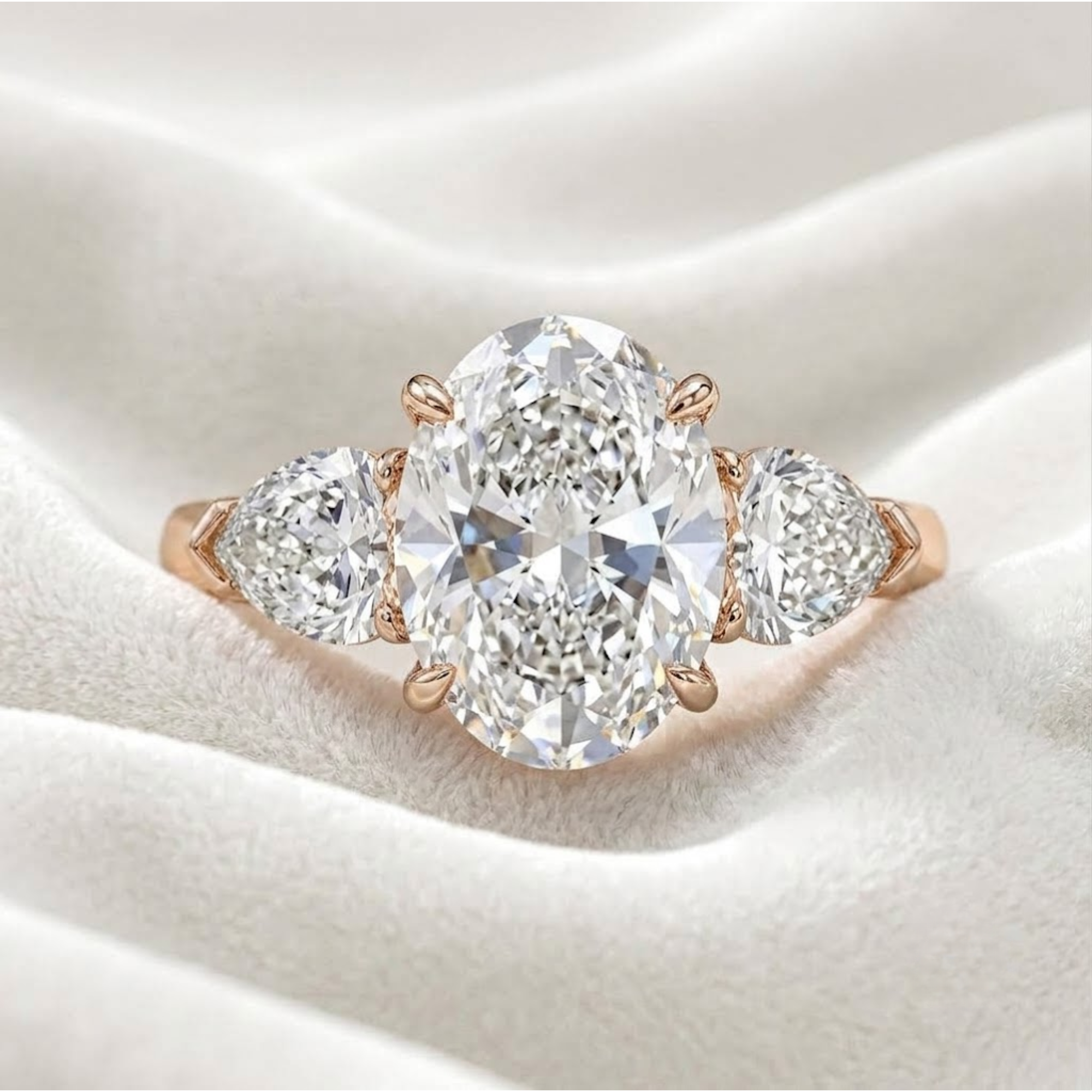 Three Stone Engagement Ring
