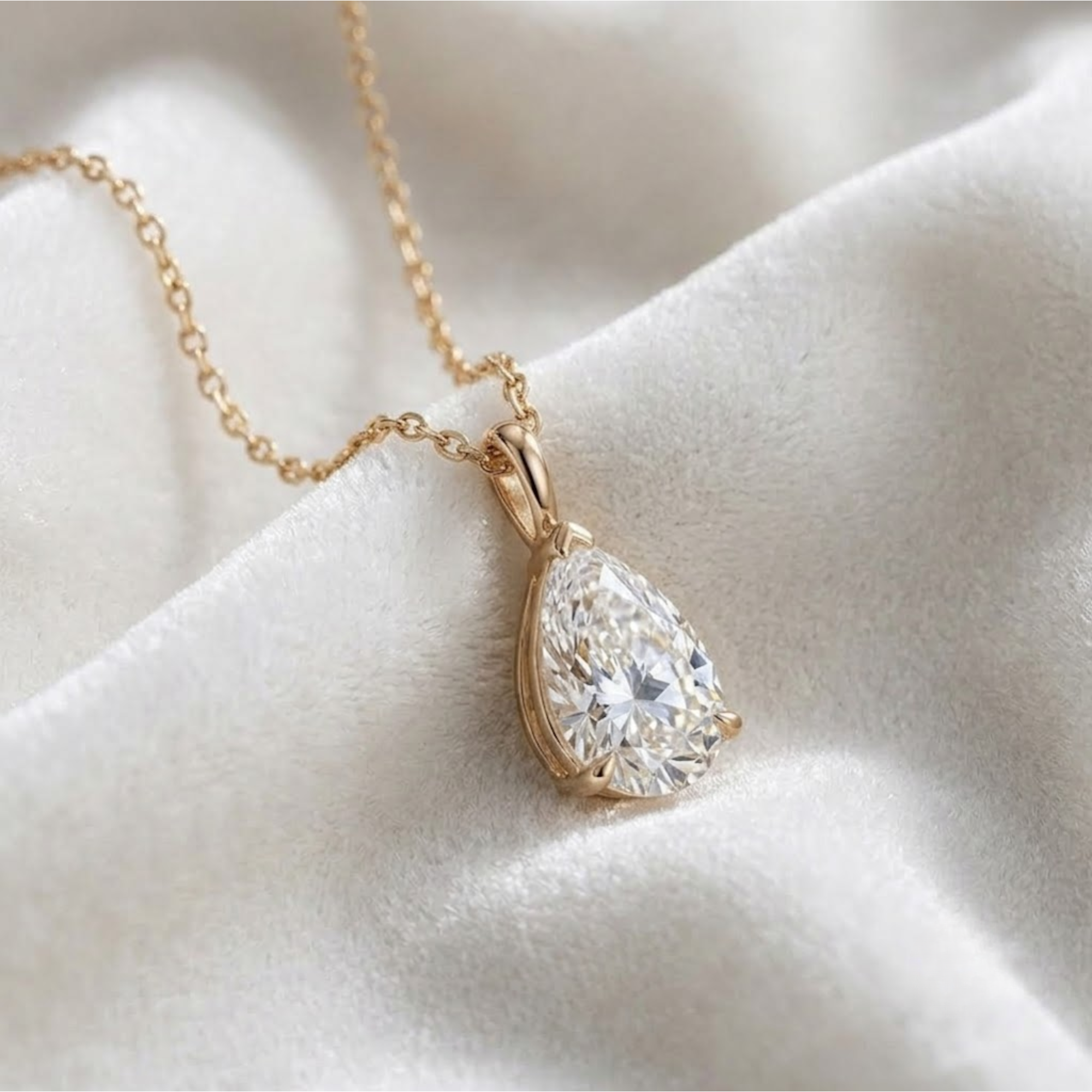 Solitaire Engagement Pendant