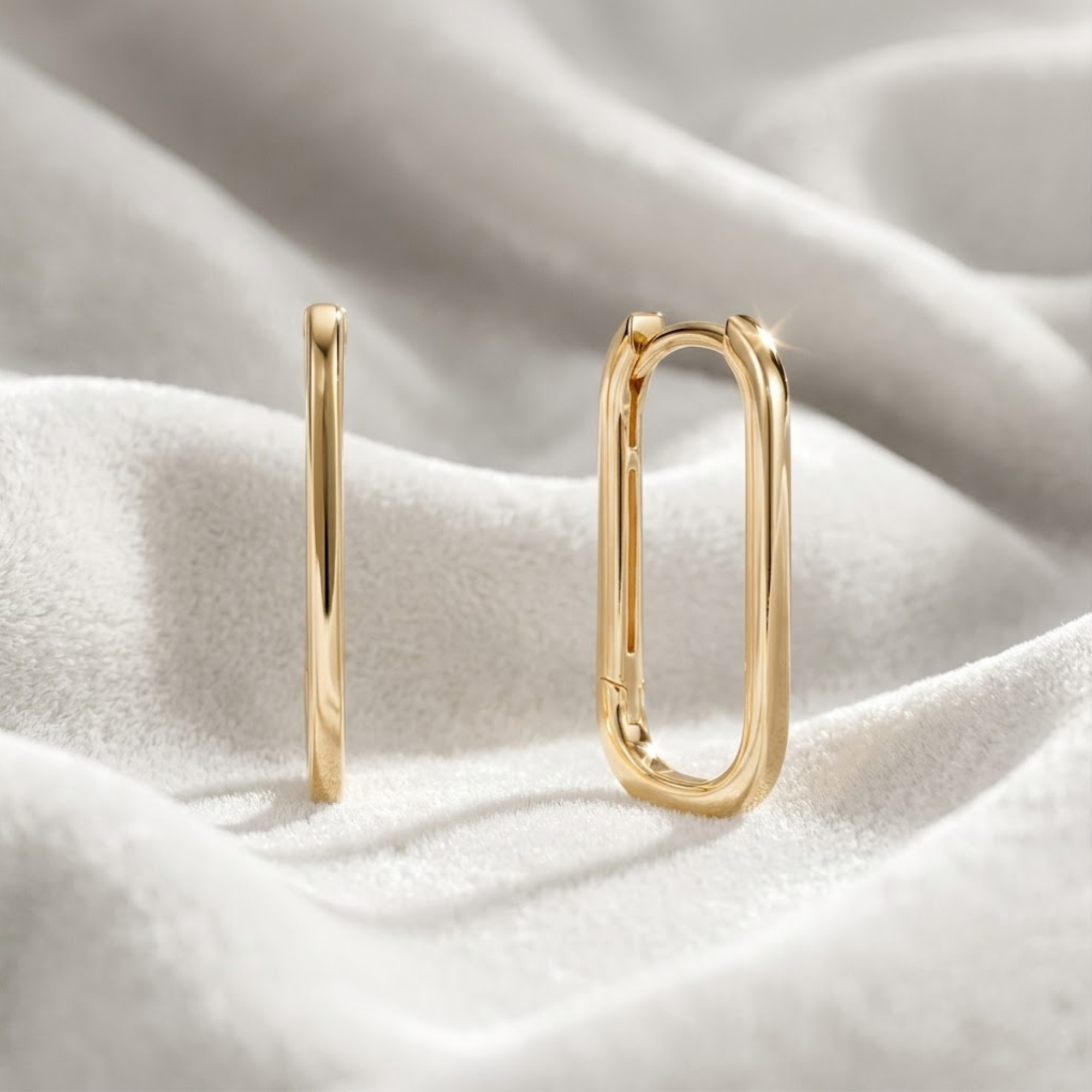 Small Hinged Hoop Everyday Earrings