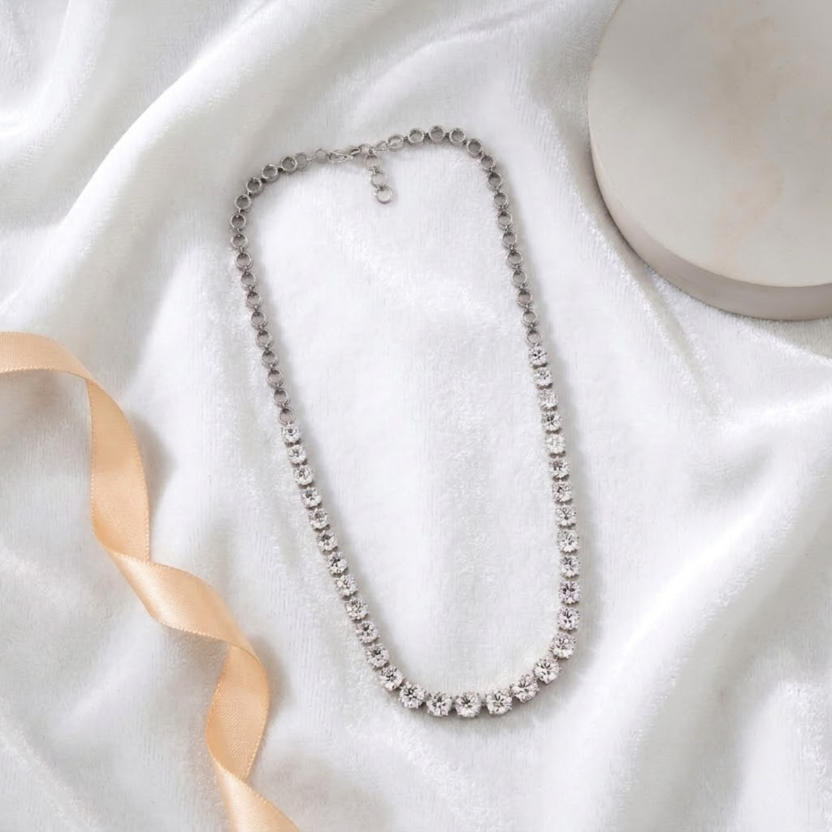 Lab-Grown Diamond Tennis Necklace