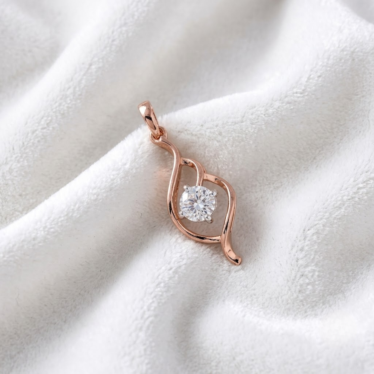 Lab Grown Diamond Solitaire Engagement Pendant