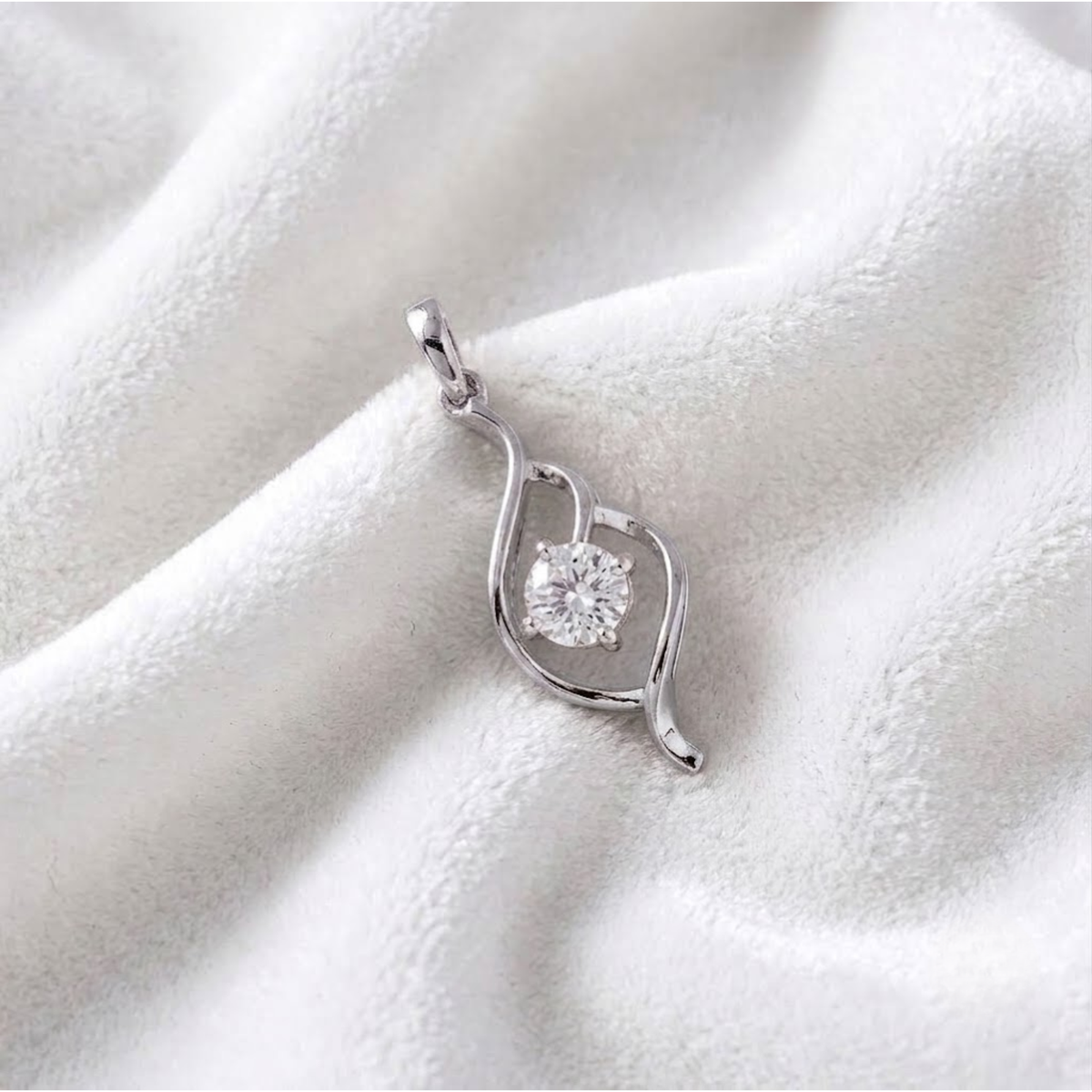 Lab Grown Diamond Solitaire Engagement Pendant