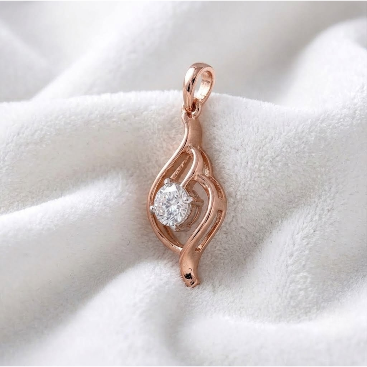 Lab Grown Diamond Solitaire Engagement Pendant