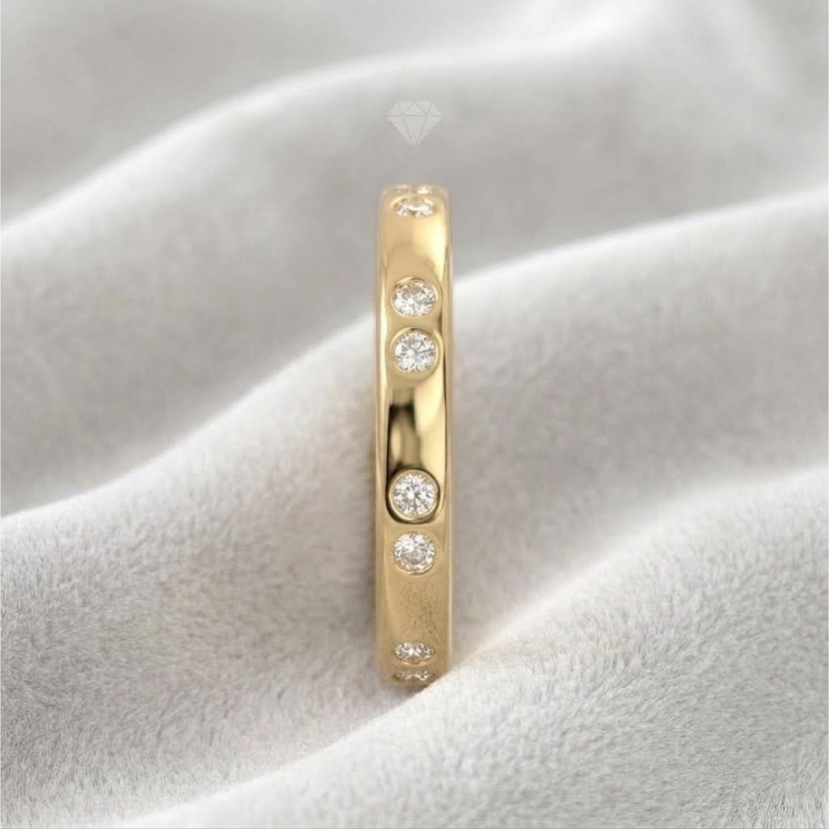 Eternity Flush Setting Diamond Wedding Band