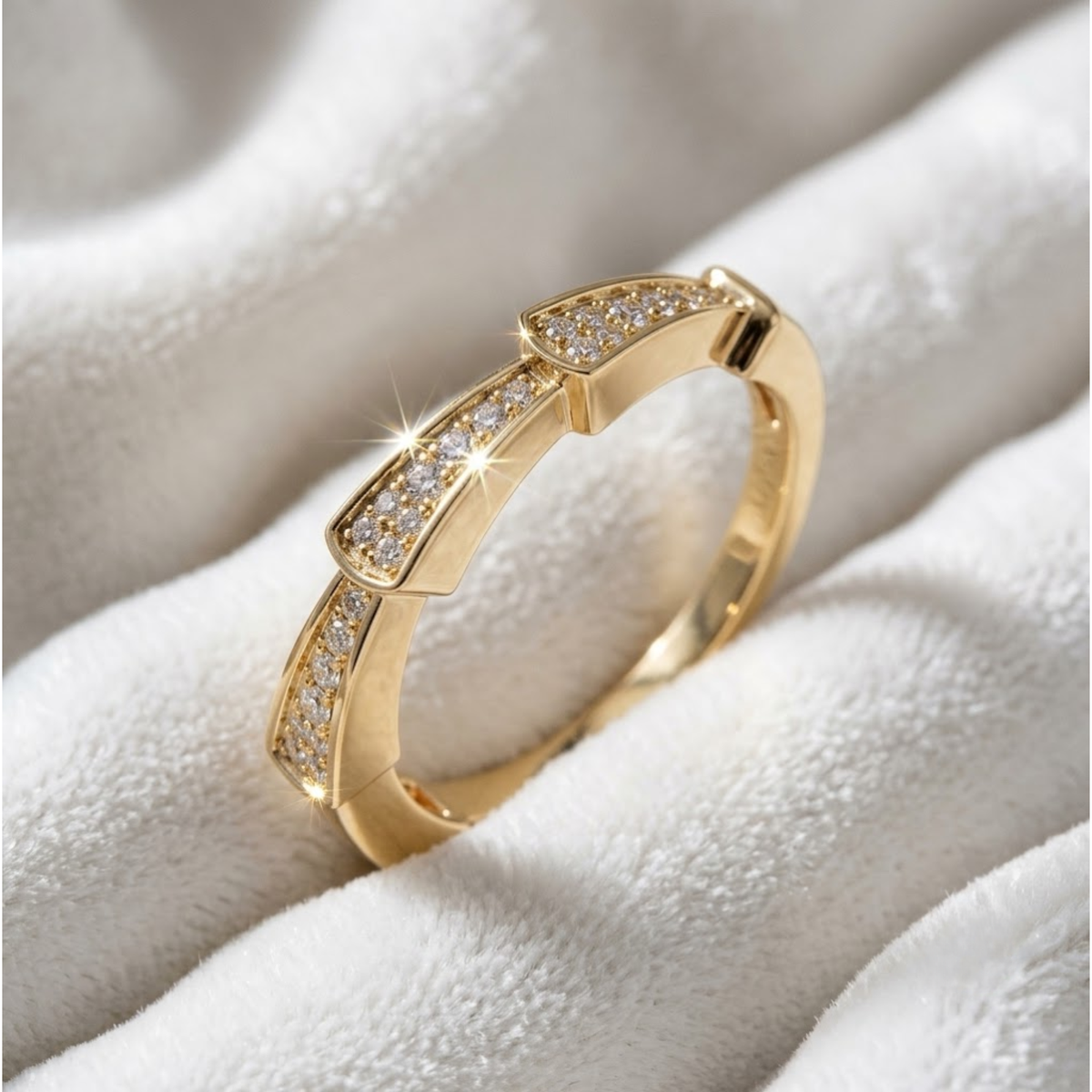Thin Lab Grown Diamond Eternity Wedding Band