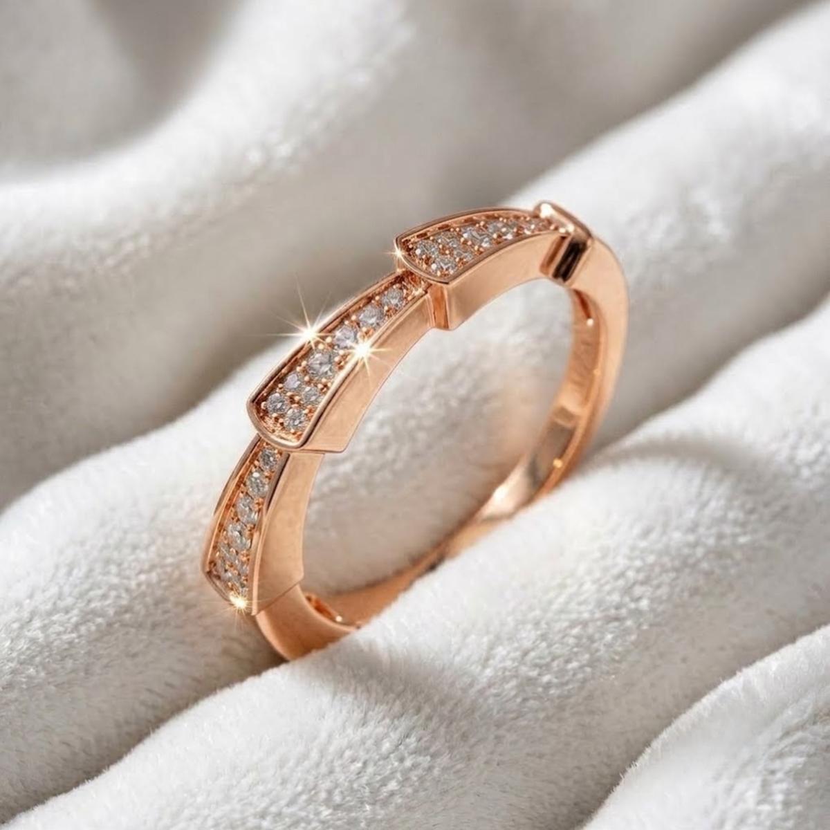 Thin Lab Grown Diamond Eternity Wedding Band
