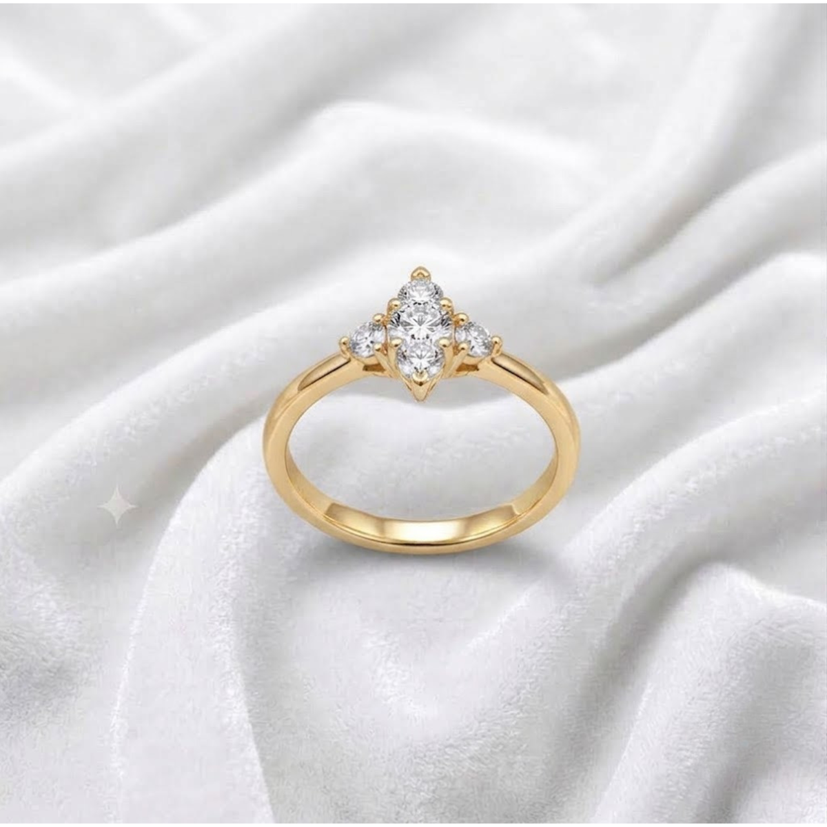 Classic Round Cut Lab Grown Solitaire Diamond Engagement Ring