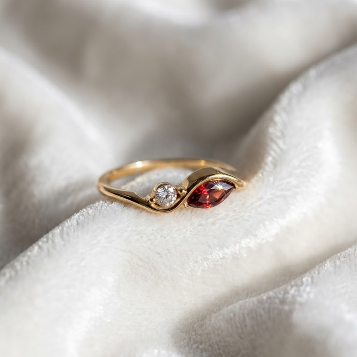 Custom Birthstone Ring for Women