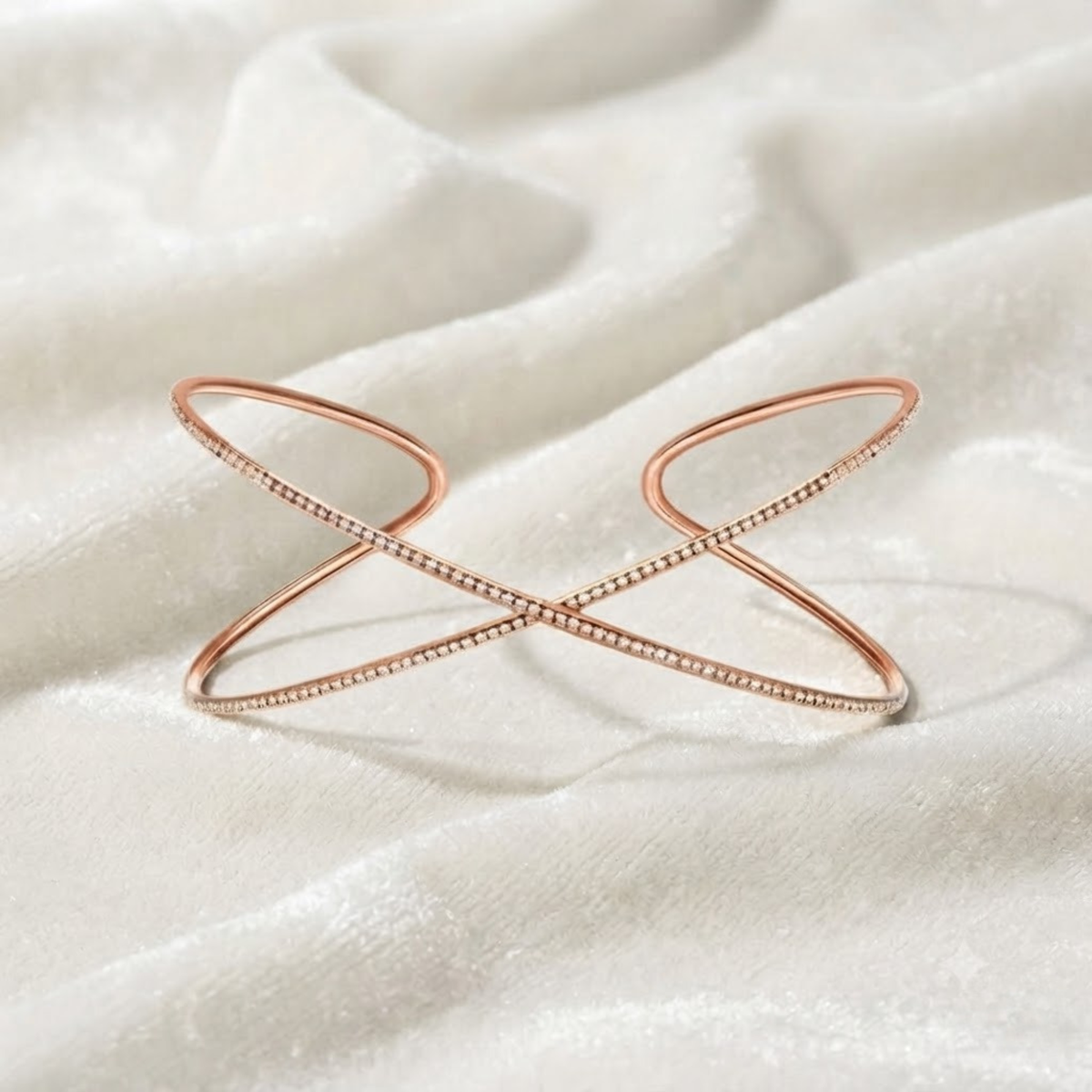 Wide Cuff Bracelet for Lab grown Diamond