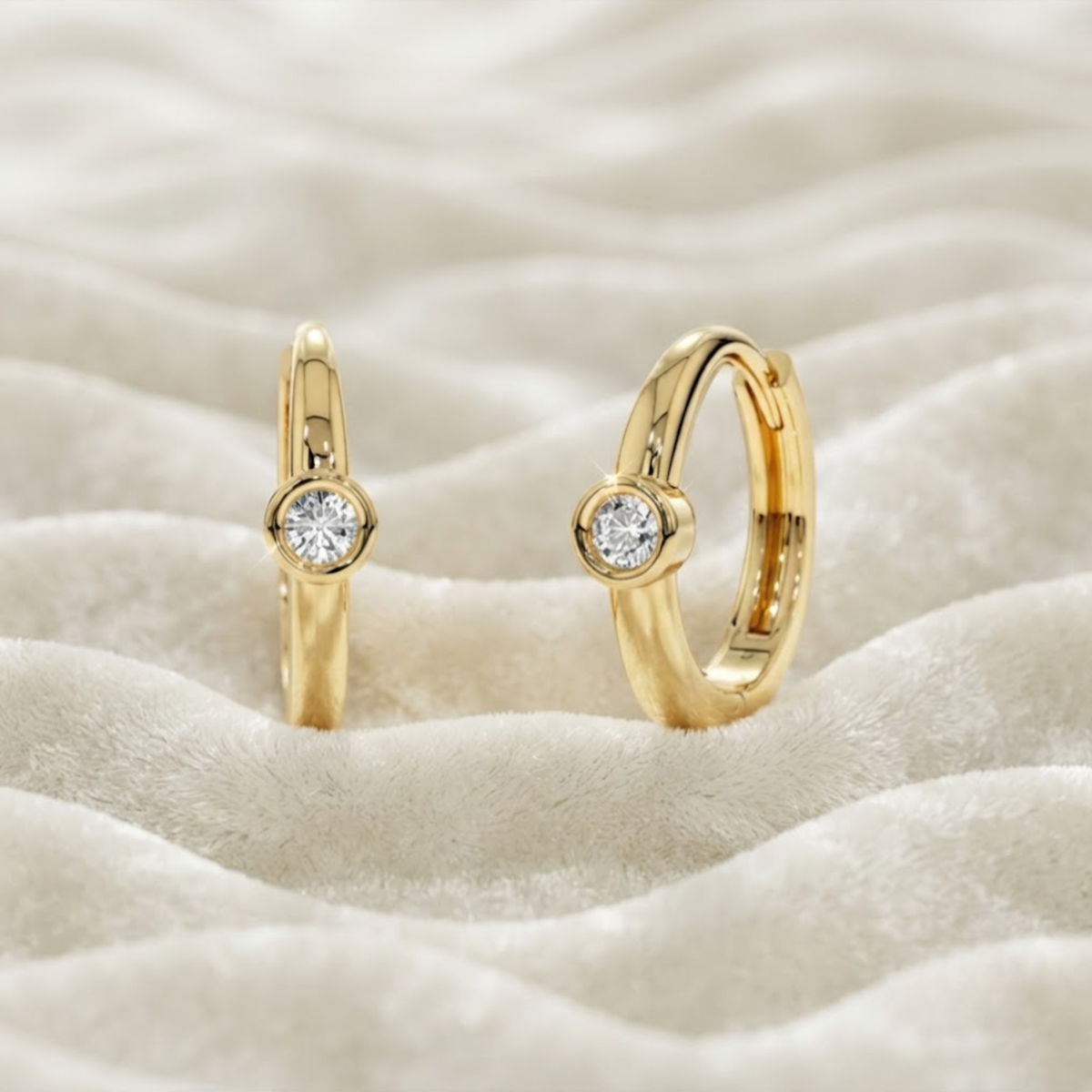 Small Huggies Hoop Earrings