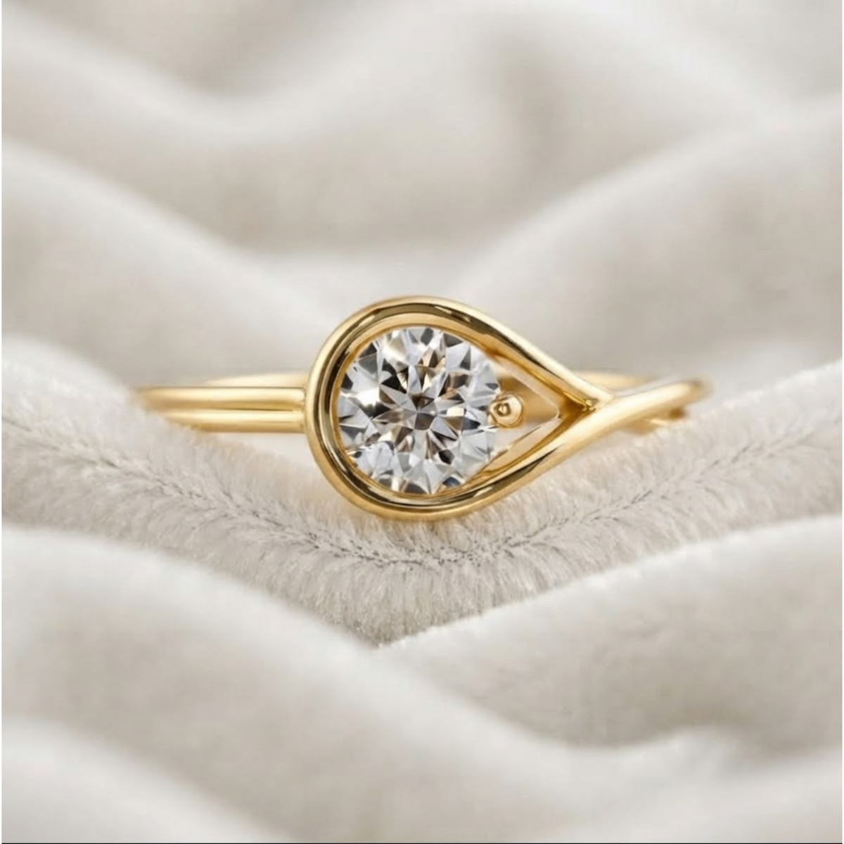 Lab Grown Diamond Engagement Ring