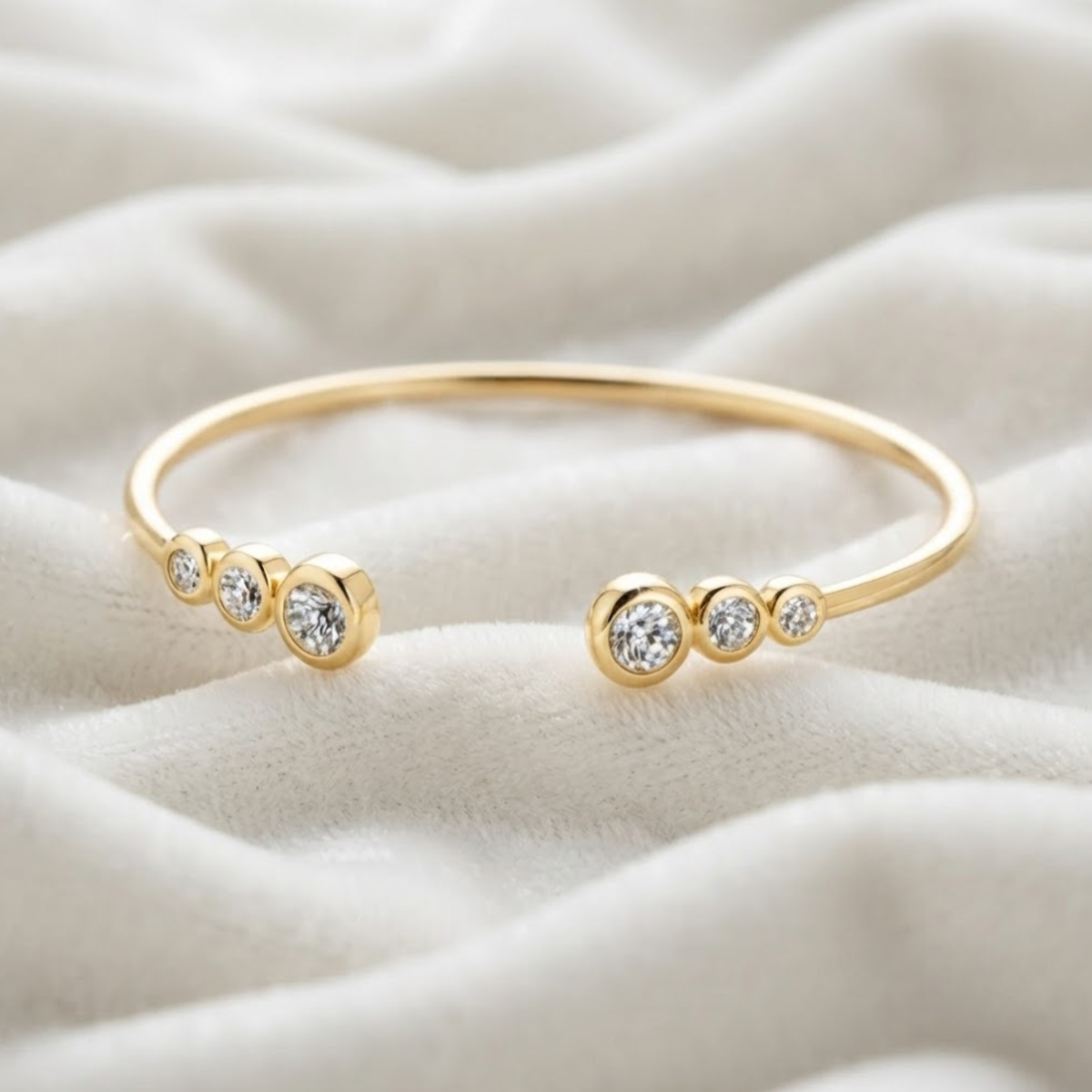 Lab Grown Bangle Bracelet