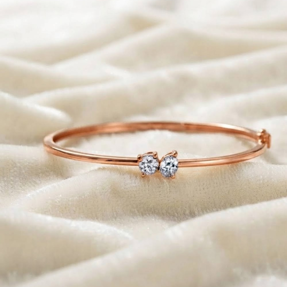 Lab Diamond Bangle Bracelet